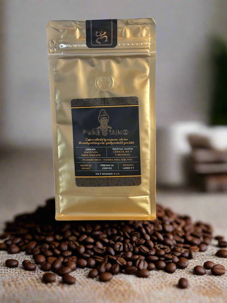 Puñe-Taino 8oz Premium Puerto Rican Ground Coffee – Rich Tradition, Bold Flavor