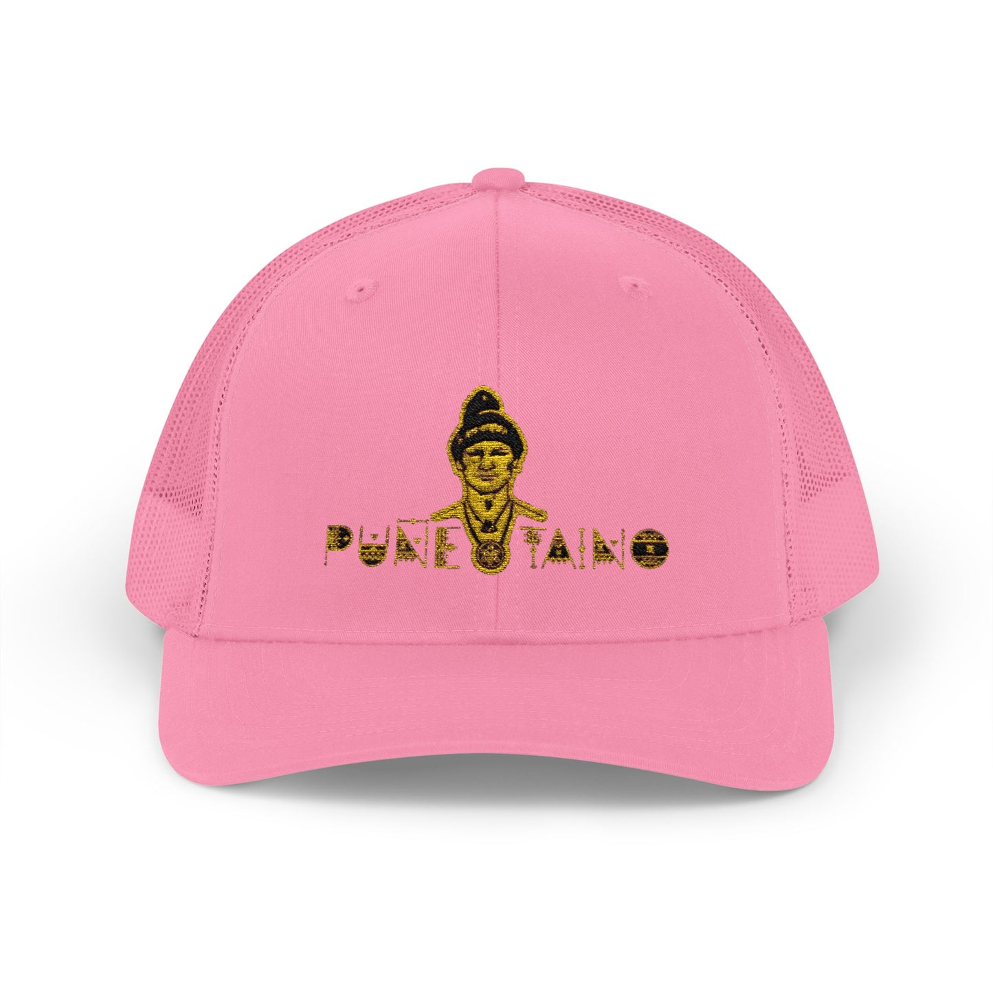 Gold Phantom Trucker Cap - Urban Style, Snapback Hat for Festivals, Outdoor Events, Gift for Him, Unisex Fashion Accessory