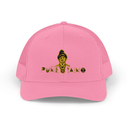 Gold Phantom Trucker Cap - Urban Style, Snapback Hat for Festivals, Outdoor Events, Gift for Him, Unisex Fashion Accessory