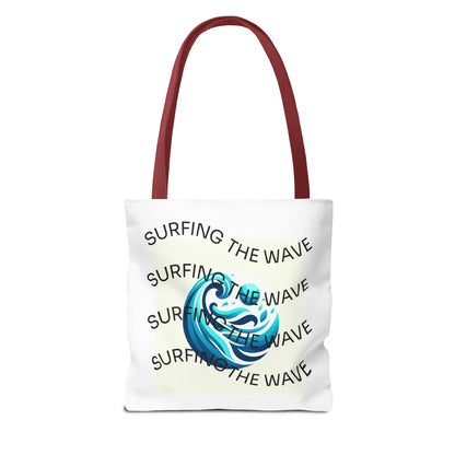 Surfing Vibes Tote Bag - Wave Life & Surfing Design