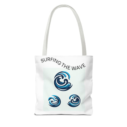 Wave Life Surfing Tote Bag - Perfect for Beach Lovers & Everyday Use