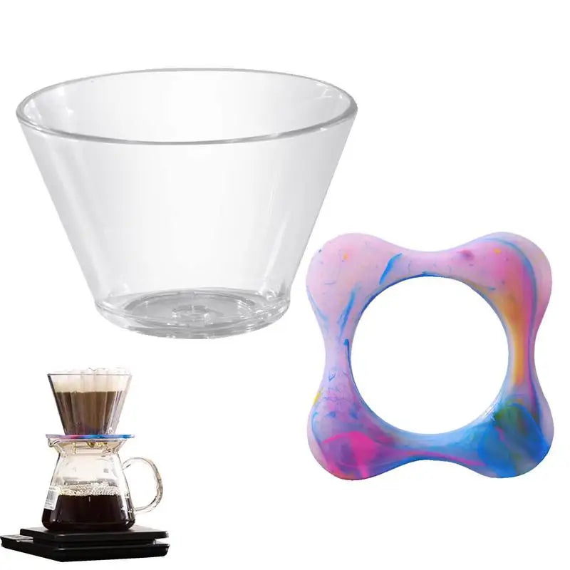 Pune Taino Coffee Rainbow Glow Pour-Over Dripper – Handcrafted, Durable, and Stylish