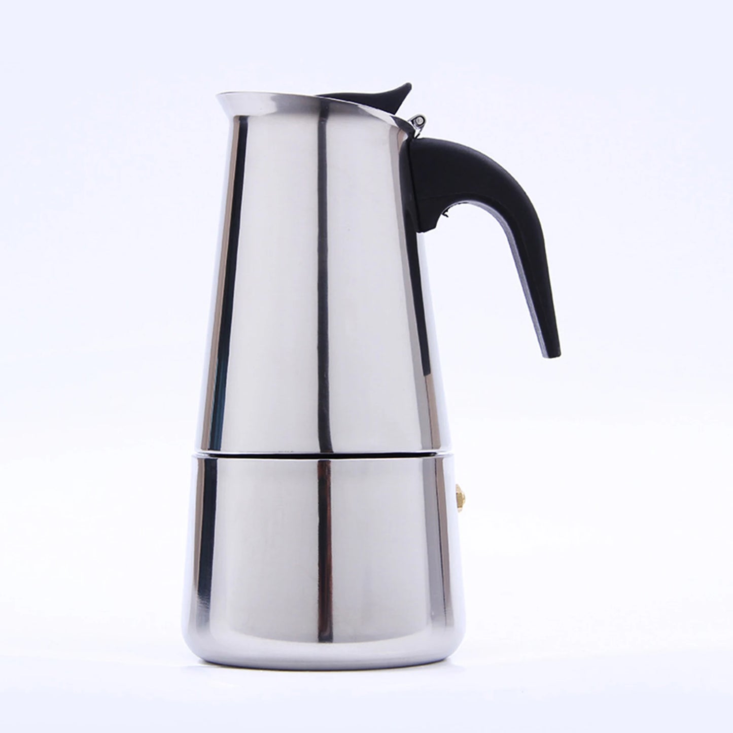 Pune Taino Coffee Electric Moka Pot – 9-Cup Stainless Steel Espresso Maker